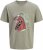 Jack & Jones King Crew Neck T-Shirt Grey - Тениски с щампа - Тениски с щампа големи размери