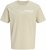 Jack & Jones Blaneo Short Sleeve T-shirt Beige - Тениски - мъжки тениски големи размери
