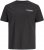 Jack & Jones Oscar T-Shirt Black - Тениски с щампа - Тениски с щампа големи размери