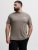 Jack & Jones Oscar T-Shirt Grey - Тениски с щампа - Тениски с щампа големи размери