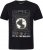 North Latitude 53333 Grid Printed T-Shirt Black - Тениски - мъжки тениски големи размери