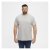 North Latitude T-Shirt O-Neck Grey Melange - Тениски - мъжки тениски големи размери