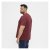 North Latitude T-Shirt O-Neck Bordeaux - Тениски - мъжки тениски големи размери
