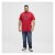 North Latitude Logo T-Shirt Red - Тениски - мъжки тениски големи размери