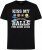 Espionage T436 Good Luck Kiss Printed T-Shirt Black - Тениски - мъжки тениски големи размери
