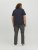Jack & Jones Logan T-Shirt Navy - Тениски - мъжки тениски големи размери