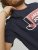 Jack & Jones Logan T-Shirt Navy - Тениски - мъжки тениски големи размери