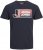 Jack & Jones Logan T-Shirt Navy - Тениски - мъжки тениски големи размери