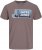 Jack & Jones Logan T-Shirt Brown - Тениски - мъжки тениски големи размери