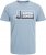 Jack & Jones Logan T-Shirt Turquoise - Тениски - мъжки тениски големи размери