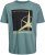 Jack & Jones Conrad T-Shirt Grey - Тениски - мъжки тениски големи размери