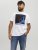 Jack & Jones Conrad T-Shirt White - Тениски - мъжки тениски големи размери