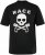 JP1880 T-Shirt Short Sleeve Skull Race Black - Тениски - мъжки тениски големи размери