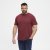 North Latitude T-Shirt O-Neck Bordeaux TALL - TALL T-shirts - Тениски за високи мъже