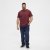 North Latitude T-Shirt O-Neck Bordeaux TALL - TALL T-shirts - Тениски за високи мъже