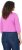 Ulla Popken Versatile Surplice Wrap Tie Hem Bolero Top Cool Pink - Тениски - 