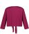 Ulla Popken Versatile Surplice Wrap Tie Hem Bolero Top Magnolia Red - Тениски - 