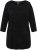 Ulla Popken Asymmetric Petal Cutouts A-line Fit Stretch Knit Top Black - Тениски - 