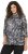 Ulla Popken Mesh Butterfly Wing Layered Tee Black - Тениски - 