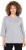Ulla Popken Decorative Seam Short Sleeve Tee Grey - Тениски - 