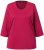 Ulla Popken Decorative Seam Short Sleeve Tee Red - Тениски - 