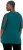 Ulla Popken Sequined Mesh Sleeve Blouse Dark Green - Тениски - 
