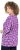 Ulla Popken Snowflake Print 3/4 Sleeve A-Line Tee Dark Purple - Печатни тениски за жени - 