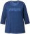 Ulla Popken UNIQUE Embroidered 3/4 Sleeve Tee Ink Blue - Тениски - 