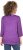 Ulla Popken UNIQUE Embroidered 3/4 Sleeve Tee Purple - Тениски - 