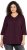 Ulla Popken Mixed Pattern Stripe 3/4 Sleeve Tee Black - Тениски - 