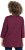Ulla Popken Flower Print 3/4 Sleeve Tee Dark Ruby - Тениски - 