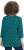 Ulla Popken Flower Print 3/4 Sleeve Tee Teal Green - Тениски - 
