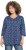 Ulla Popken Graphic Print Pleated 3/4 Sleeve Tee Blue - Тениски - 