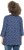 Ulla Popken Graphic Print Pleated 3/4 Sleeve Tee Blue - Тениски - 