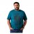 Men Plus T-Shirt Short Sleeve Lagoon Green - Тениски - мъжки тениски големи размери