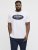 Jack & Jones Dover Denim O-Neck T-Shirt White - Тениски - мъжки тениски големи размери