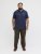 Jack & Jones College Logo Short Sleeve Polo Shirt Blue - Поло тениски - мъжки тениски с яка големи размери