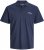 Jack & Jones College Logo Short Sleeve Polo Shirt Blue - Поло тениски - мъжки тениски с яка големи размери