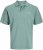 Jack & Jones College Logo Short Sleeve Polo Turquoise - Поло тениски - мъжки тениски с яка големи размери
