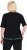 Ulla Popken Classic Fit Half-Sleeve Crew Neck T-shirt With Hem Inscription Black - Печатни тениски за жени - 