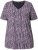 Ulla Popken So Many Dots Tee Light Heather - Печатни тениски за жени - 