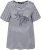 Ulla Popken Palm Tree Embroidered Tee Navy Blue - Печатни тениски за жени - 