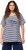 Ulla Popken Palm Tree Embroidered Tee Navy Blue - Печатни тениски за жени - 