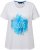 Ulla Popken BISOUS Short Sleeve Graphic Tee Snow White - Печатни тениски за жени - 