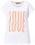 Ulla Popken LOVE Short Sleeve Graphic Tee Snow White - Печатни тениски за жени - 