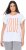 Ulla Popken LOVE Short Sleeve Graphic Tee Snow White - Печатни тениски за жени - 