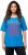 Ulla Popken LOVE Short Sleeve Graphic Tee Sapphire Blue - Печатни тениски за жени - 