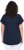 Ulla Popken Metallic Animal Cap Sleeve Graphic Tee Navy - Печатни тениски за жени - 