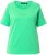 Ulla Popken TRUE Lettering Short Sleeve Tee Mint Green - Печатни тениски за жени - 