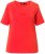 Ulla Popken TRUE Lettering Short Sleeve Tee Neon Red - Печатни тениски за жени - 